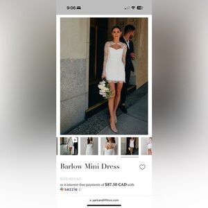 Park & Fifth Barlow Mini Dress